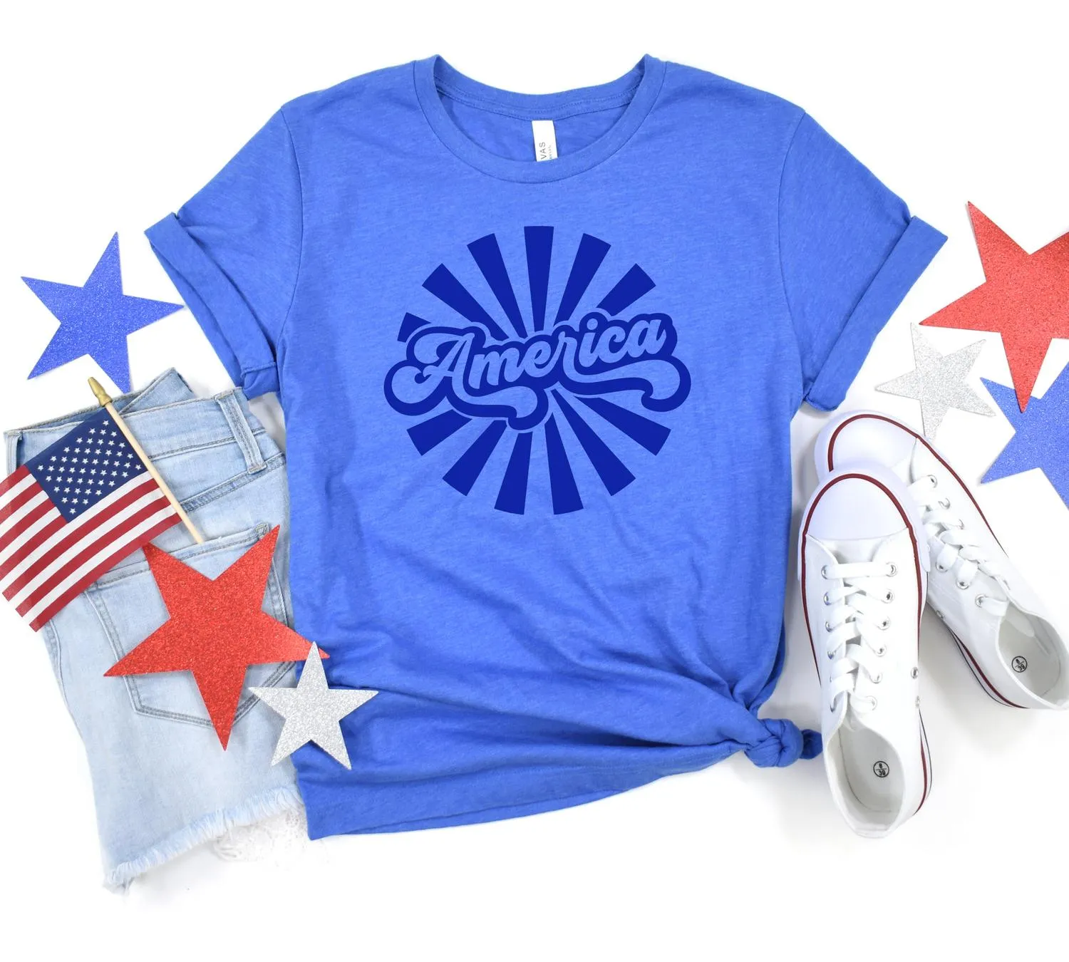 123 Amore - Retro America Graphic Tee
