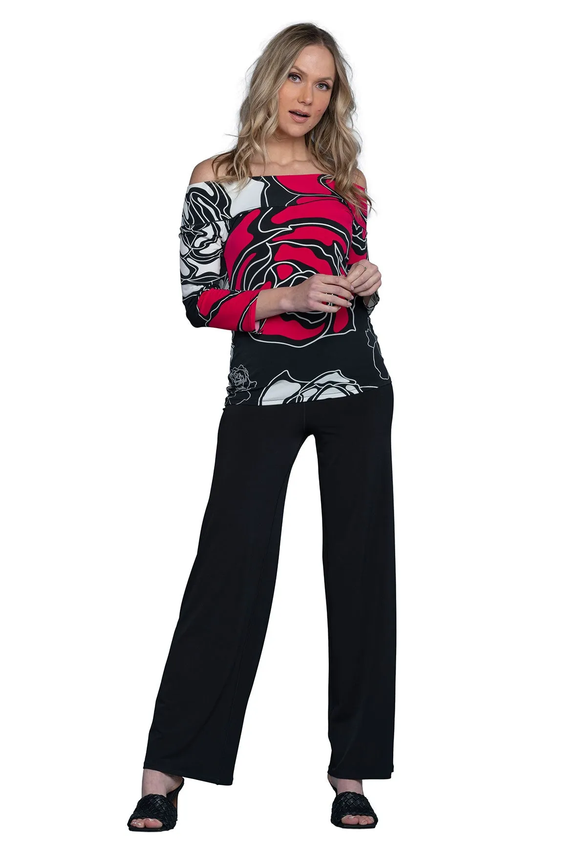3/4 Sleeve Off The Shoulder Updated Top