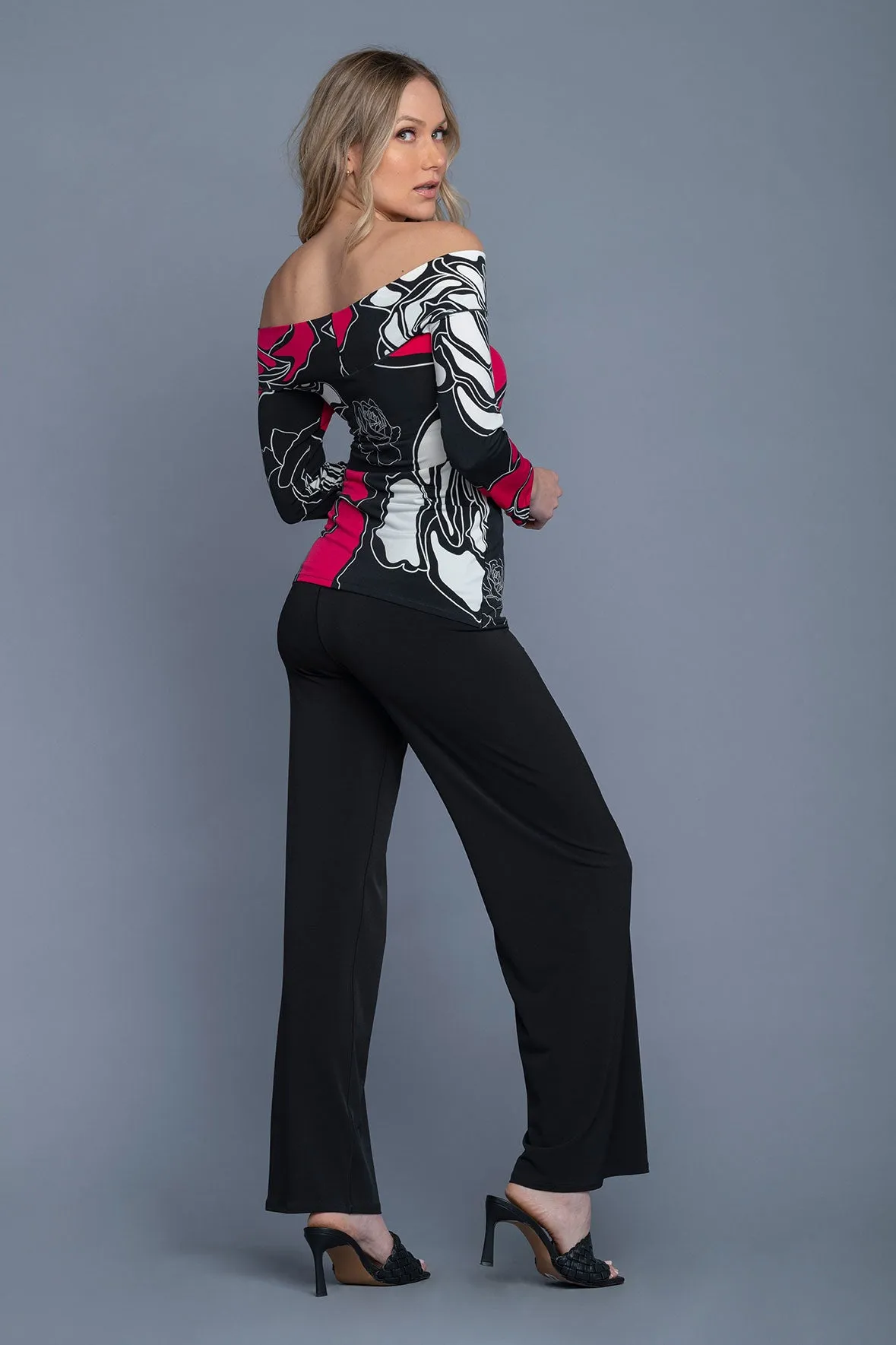 3/4 Sleeve Off The Shoulder Updated Top