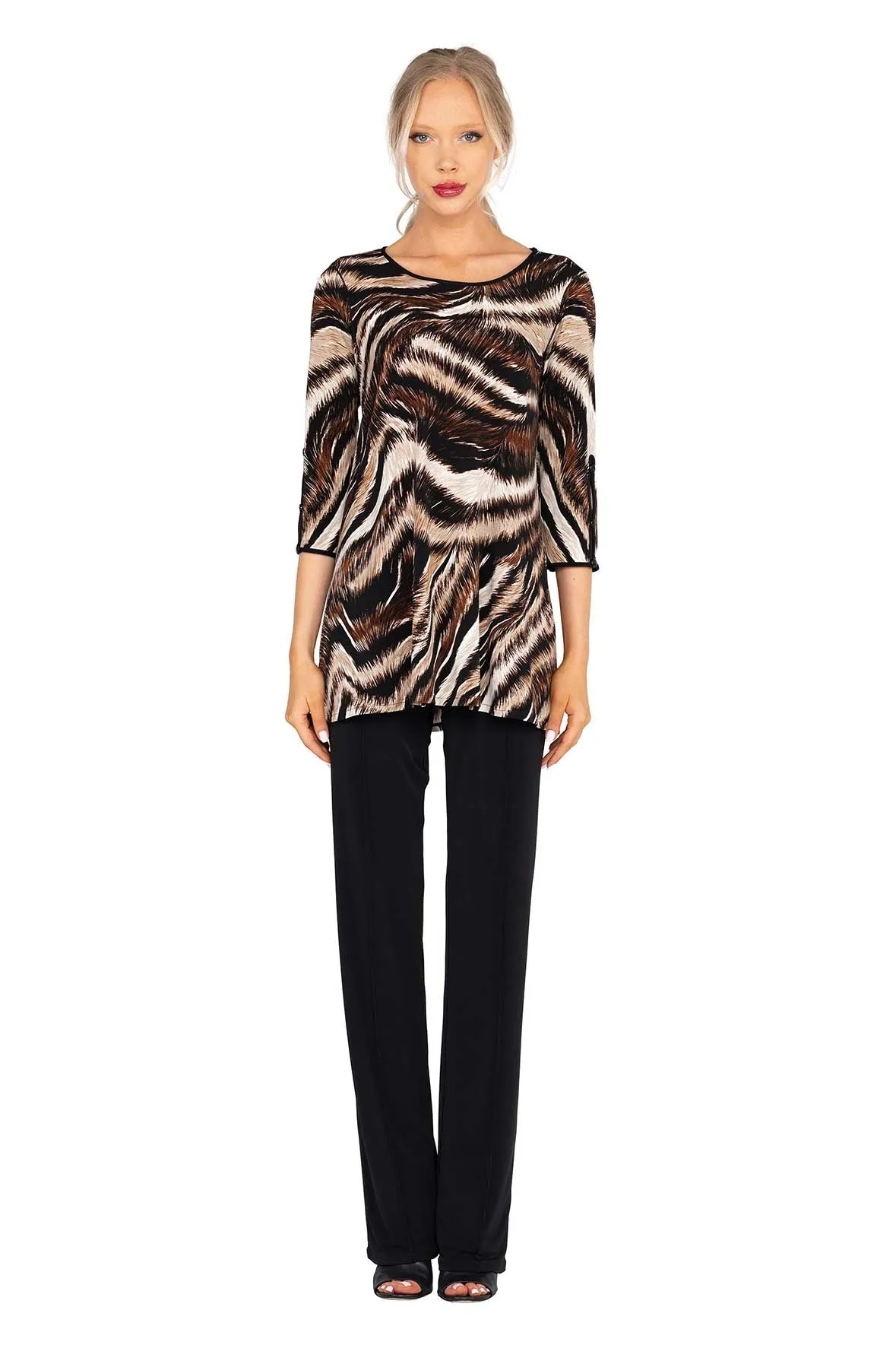 3/4 SLV 3B Swing Scoop Neck