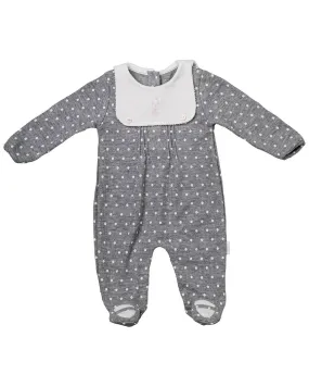 Andywawa Kitten Polka Dot Babysuit & Bib