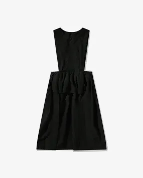 BLACK Comme des Garçons Cut Out Detail Pinafore (Black)