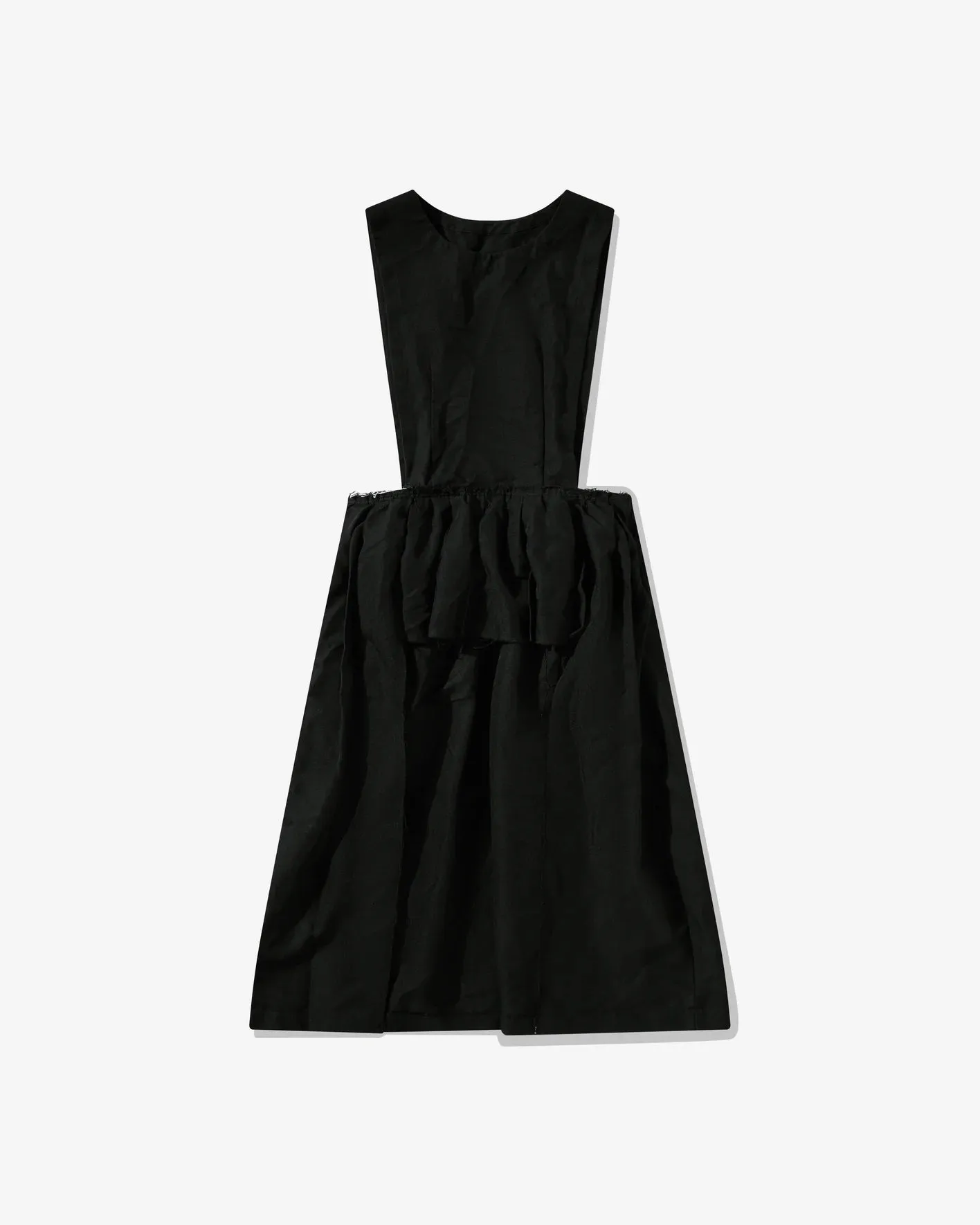 BLACK Comme des Garçons Cut Out Detail Pinafore (Black)