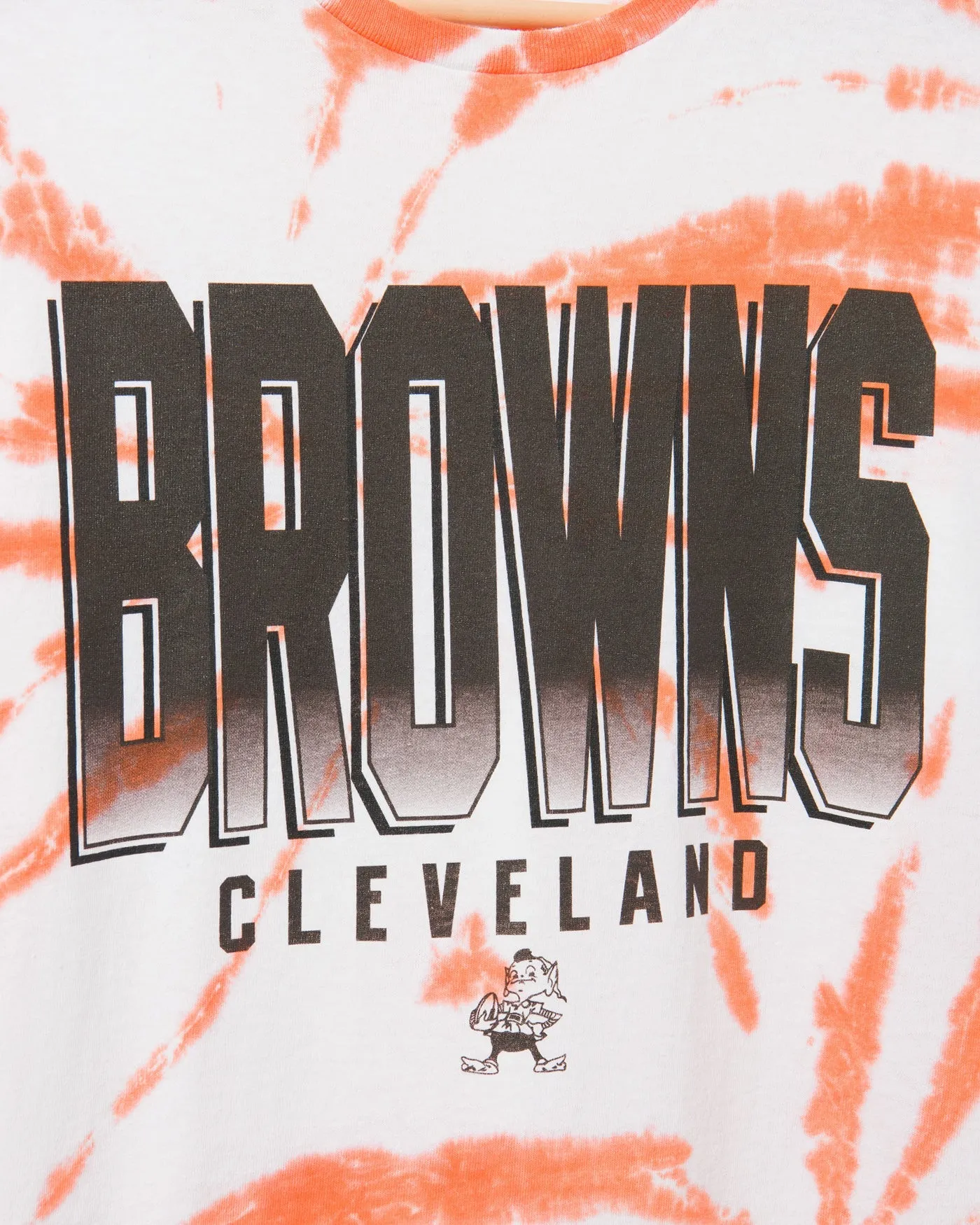 Browns Game Time Tie Dye Long Sleeve