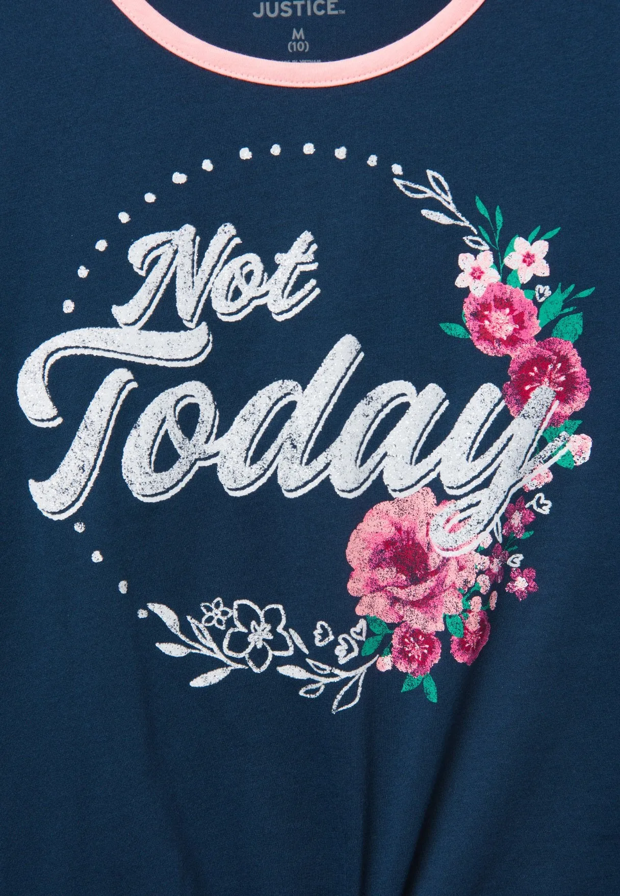 Graphic Tie-Front Tee