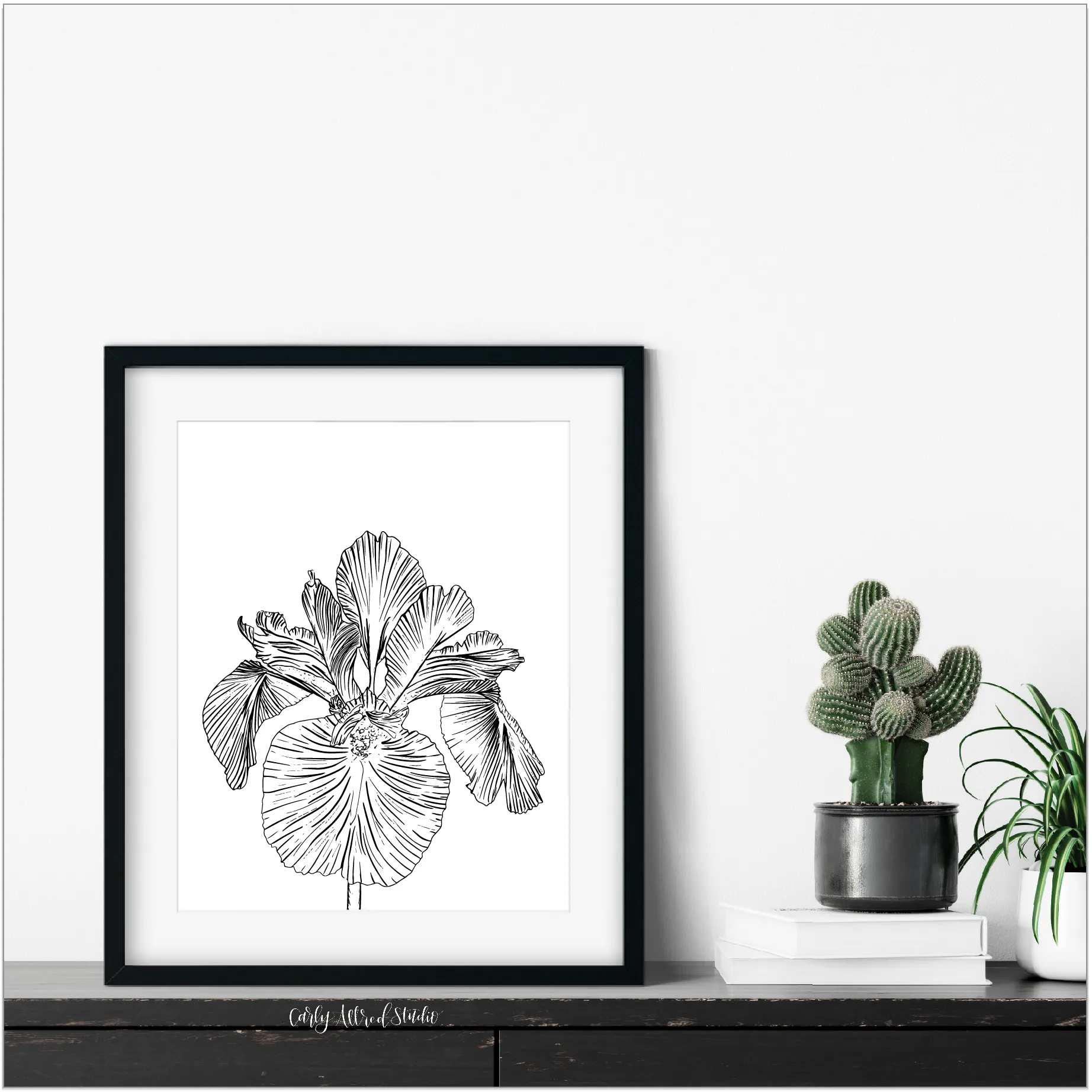 Iris Floral Archival Print
