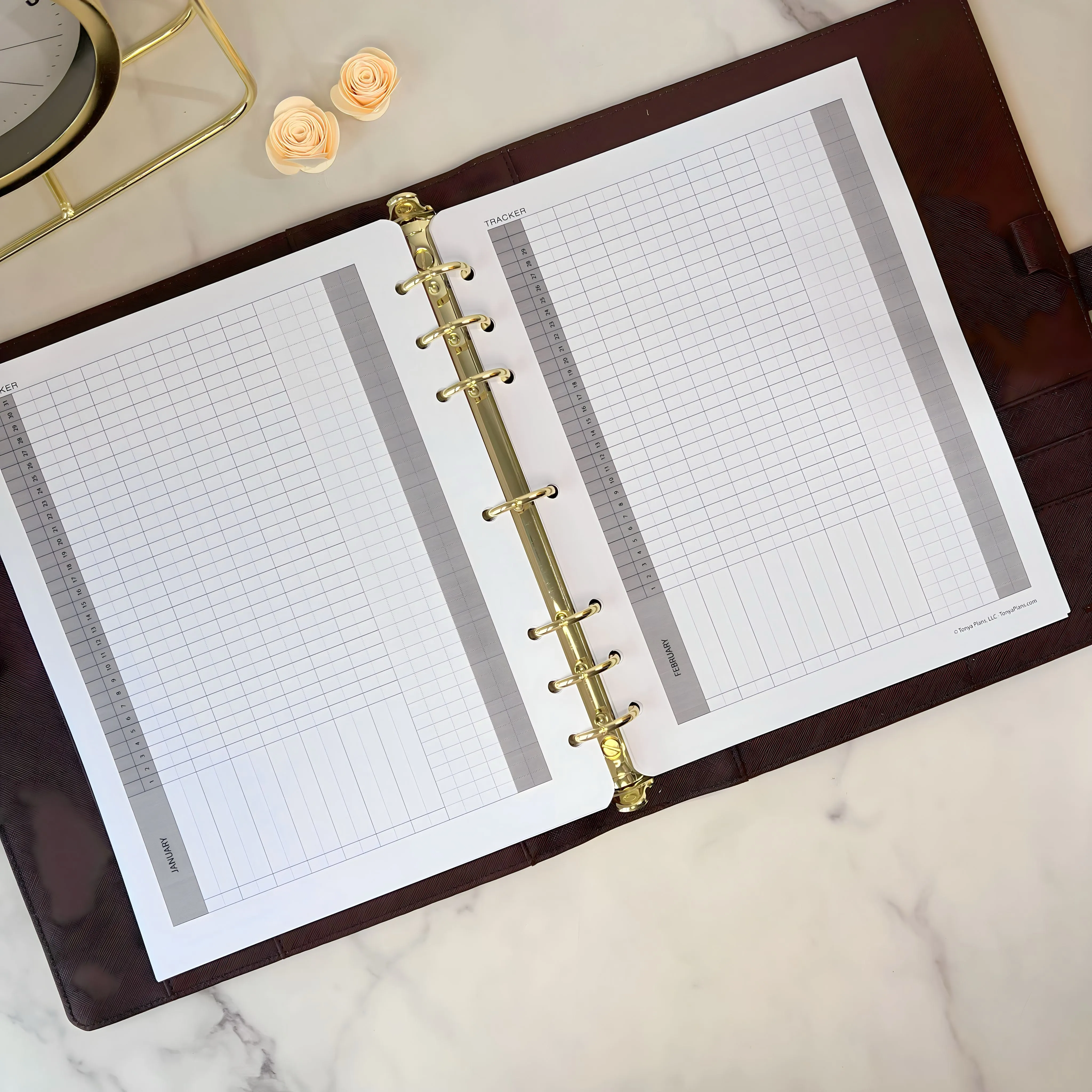 Monarch - Undated TP Weekly Ring-Bound Planner Inserts