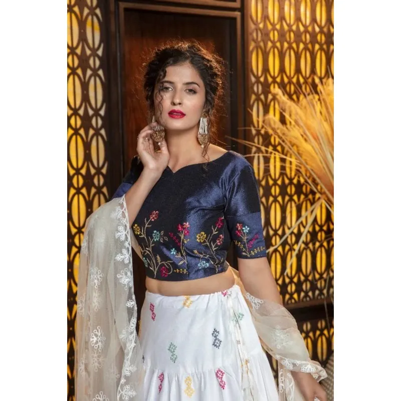 New Arrival Designer Exclusive Lahenga Choli For Women(semi-stiched)