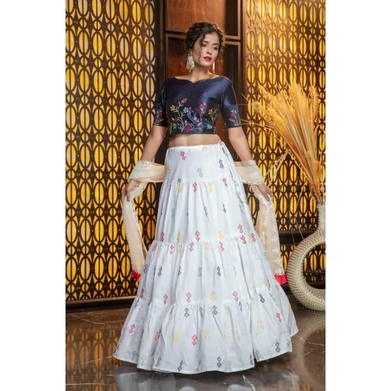 New Arrival Designer Exclusive Lahenga Choli For Women(semi-stiched)