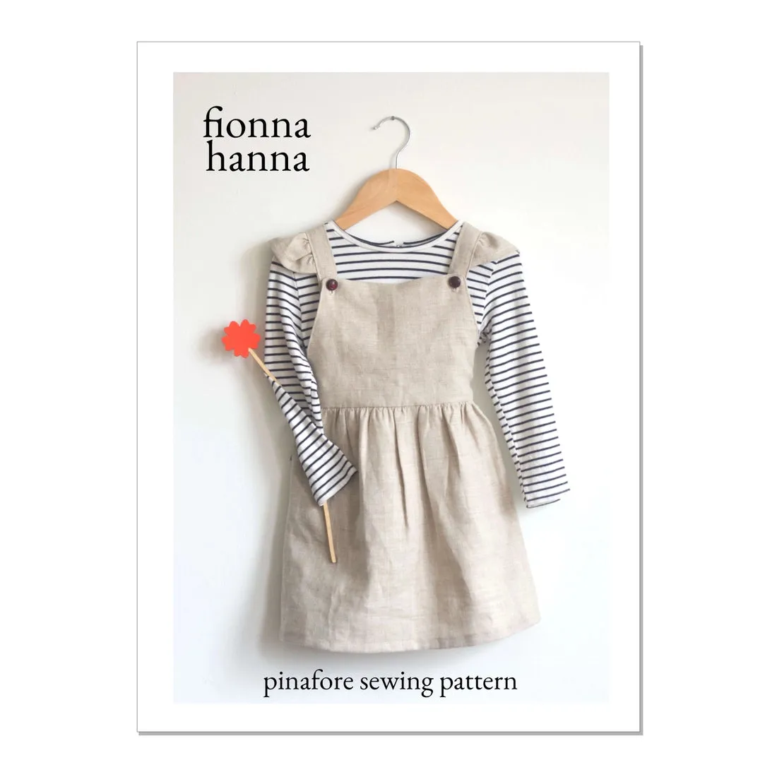 Pinafore Ruffle Dress Kids Pattern