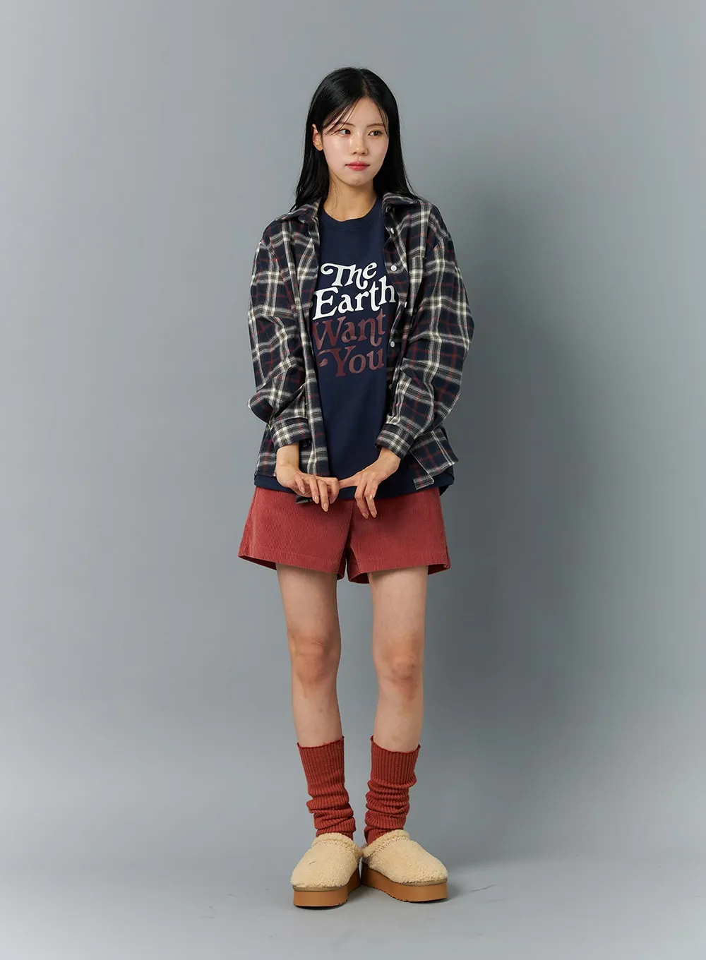 Plaid Buttoned Shirt ON320