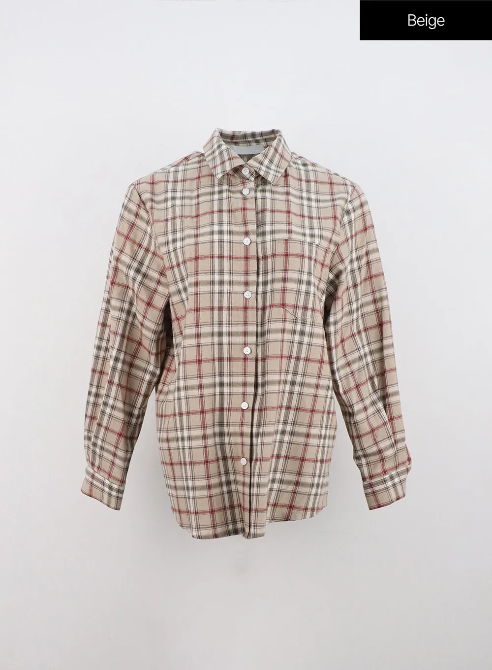Plaid Buttoned Shirt ON320