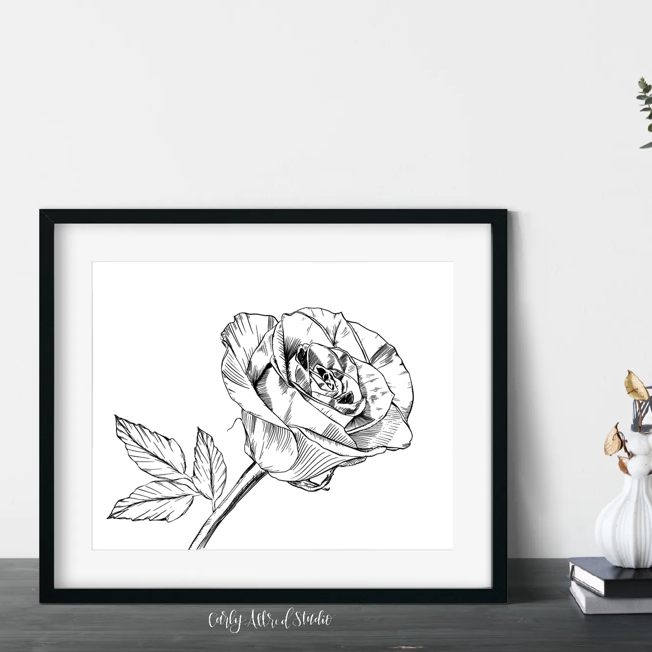 Rose Flower Floral Art Print