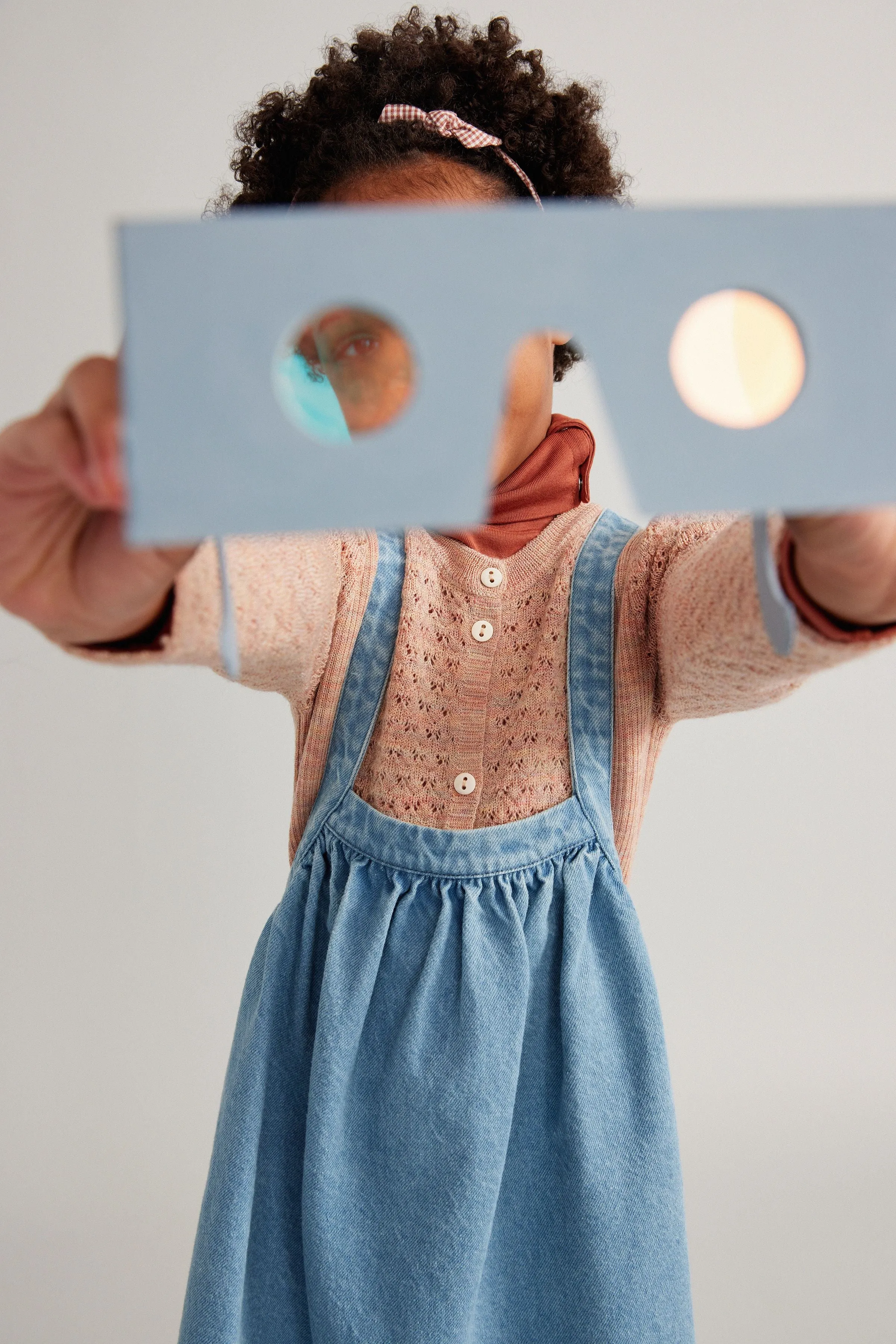 Soor Ploom Eloise Pinafore - Light Denim