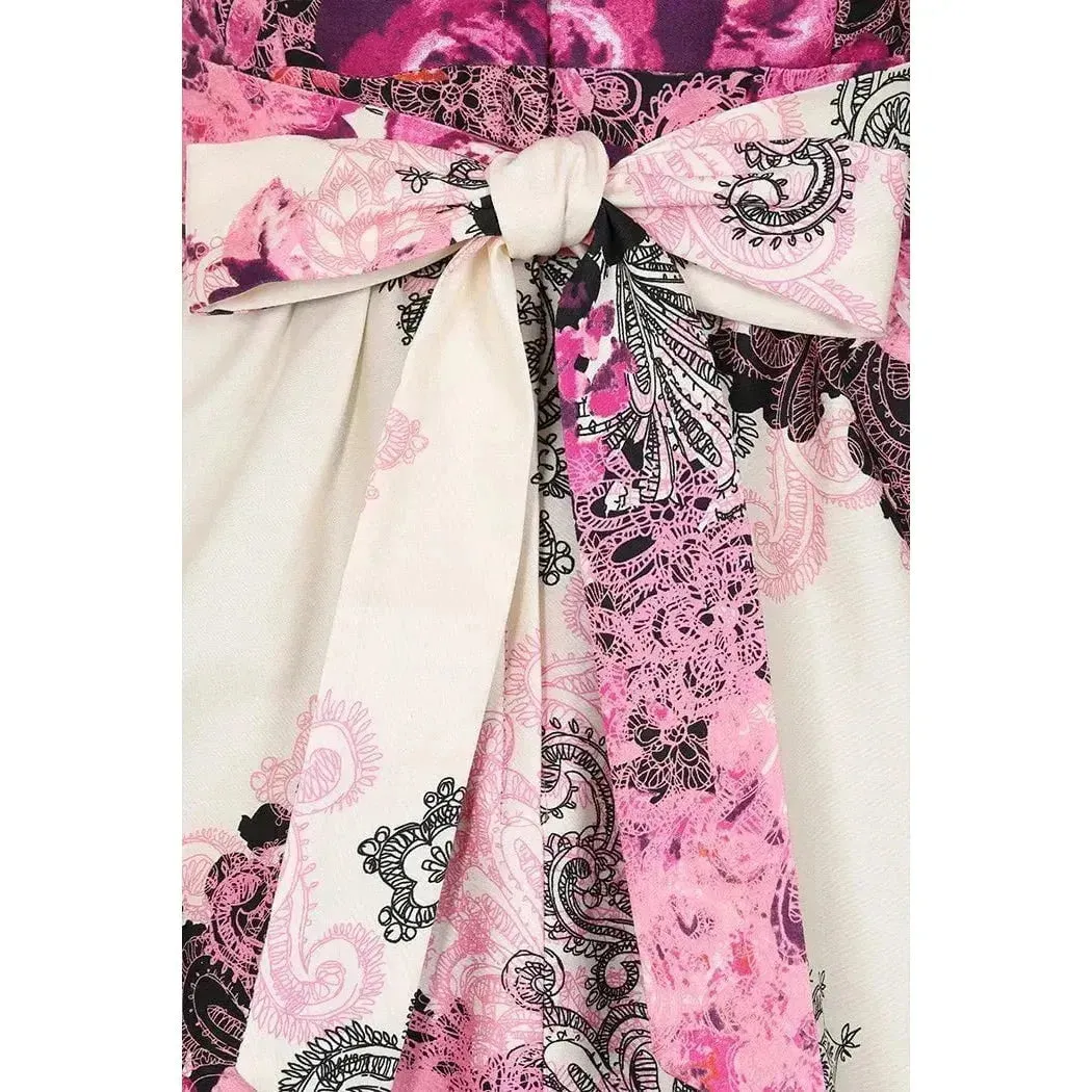 Tea Dress - Purple Collage